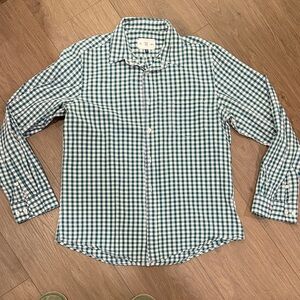 RVCA Blue, Green ,and White Checkered Men's Shirt